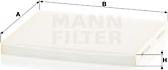 Mann-Filter CU 24 004 - Фильтр воздуха в салоне tparts.ee