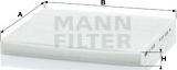 Mann-Filter CU 2035 - Фильтр воздуха в салоне tparts.ee